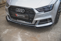 Audi S3 / S-Line 8V 2016-2020 Sedan Frontsplitter V.3 (Facelift) Maxton Design